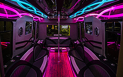 Inside a Party Bus Bakersfield